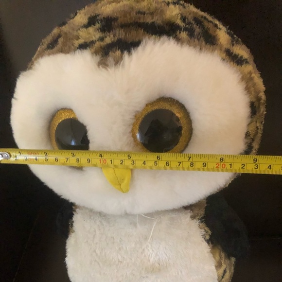 Rare,Vintage Beanie Boos "OWLIVER" The Large Owl 18" - Picture 5 of 7